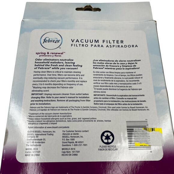 Lot of 3 Febreze Vacuum Filters Hoover 304087001 New - Picture 5 of 10